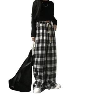 Pantalones holgados de moda para mujer, ropa de calle holgada, pantalones de pierna ancha de cintura alta, ropa informal de moda - Product Image 4