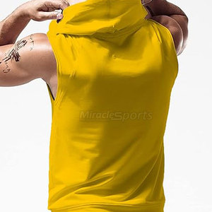 Meilleur fabricant de sweats à capuche de gym à quantité minimale de commande bas pour hommes Basics Cotton Blended Men's Gym Hoodies - Product Image 5