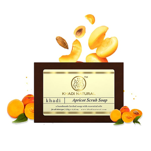Khadi Savon Exfoliant Naturel à l'Abricot 125 g - Product Image 1