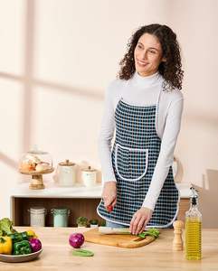 Offre dans le monde entier propose un tablier en coton à forte demande avec des poches pour les chefs boulangers jardiniers - Product Image 1