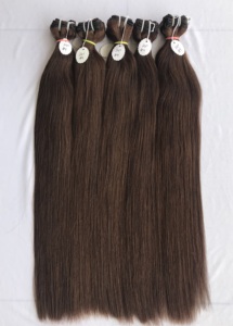 Extensions de cheveux humains indiens à cuticule alignée cambodgienne en gros vendeur de confiance vague de paquet #4 vierge douce soyeuse non traitée - Product Image 2