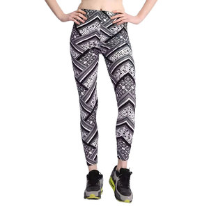 <b>Women's</b> Custom Logo Mid <b>Tight</b> Yoga Leggings Breathable Knitted Polyester Spandex Gym Wear Silk Workout Pants-Factory Wholesale - Product Image 1