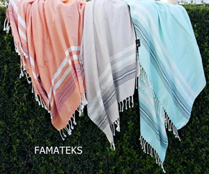 Toallas de playa de algodón turco Extra grande, toalla de Pareo Sarong de alta calidad al mejor precio - Product Image 3