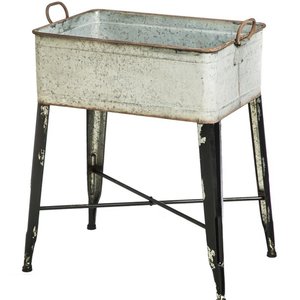 กระถางดอกไม้โลหะขัดเงากระถางต้นไม้สไตล์โมเดิร์น - Product Image 4