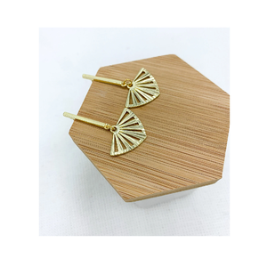 Top tendance boucle d'oreille en laiton meilleur prix vêtements de fête portant le meilleur design artisanat naturel utilisation à la main à moindre coût - Product Image 1