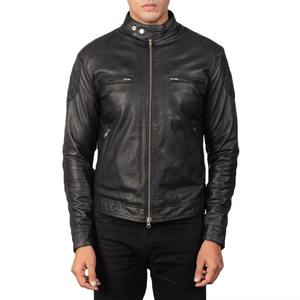 <b>Top</b> Quality Genuine Lambskin <b>Leather</b> Jacket Classic Motorcycle Style Men's Outerwear by Maximize Wear Pakistan jacket for men - Product Image 4