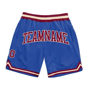 Industrie Direct Engro Sportswear Short de basket-ball Short de basket-ball personnalisé bleu marron authentique - Product Image 1