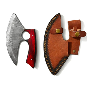 Cuchillo Ulu Hecho a Mano con Hoja de Acero Inoxidable, Cuchillo Ulu para Cocina y Preparación de Alimentos, Cuchillo Ulu Tradicional - Product Image 3