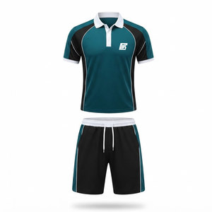 Ensemble de vêtements de sport de golf haut de gamme, polo léger et pantalon de golf assorti, vêtements de sport respirants pour joueurs et équipes - Product Image 1