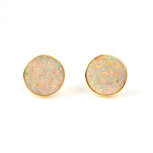 ต่างหูสตั๊ดคุณภาพดีทำด้วยมือทำจากทอง18K ทำจาก925สังเคราะห์หลากสีสำหรับงานเลี้ยงของผู้หญิง - Product Image 2