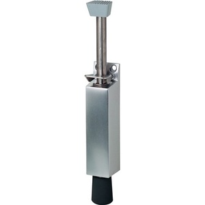 Butée de porte en aluminium KWS 1044.02, peinte argent, hauteur de levage 60 mm, pare-draught pour montage sur porte - Product Image 1