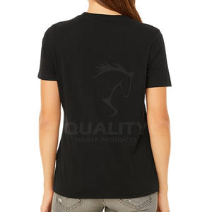 Camiseta de algodón 100% OEM para mujer, ropa de calle ecológica, estilo para verano, camiseta informal de punto de algodón a la venta - Product Image 4