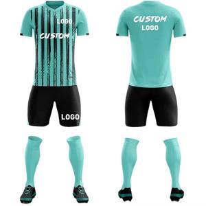 Custom New Design Soccer <b>Kit</b> Anti Sweat Breathable Lightweight & Durable Soccer Jersey and Shorts Custom Uniform Manufacturer - Product Image 6