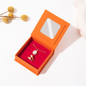 Caja de Almacenamiento de Joyas LionwrapacK con Tapa Abatible y Espejo, Empaque de Cartón Premium, Diseño Personalizado - Product Image 3