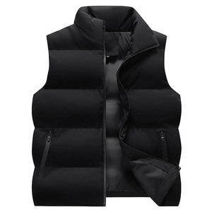 Hombres abrigos acolchados burbuja puffer chaleco con capucha cálido invierno hombres invierno puffer burbuja chaleco para invierno Chaleco de alta calidad - Product Image 1