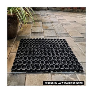 Wholesale Hotel <b>Rubber</b> Hollow Anti Slip Washable Thick Dust Control Entrance <b>Floor</b> Mat Durable Bulk Supply - Product Image 4