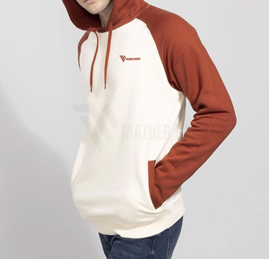 เสื้อมีฮู้ดแฟชั่นลำลองเสื้อสเวตเตอร์แบบสวมหัวสำหรับทุกเพศเสื้อคอตตอนโอเวอร์ไซส์ออกแบบโลโก้ได้ตามต้องการ - Product Image 4