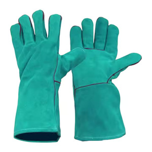 Vache fendue main gants de protection en cuir soudage sécurité Construction soudage fonction Anti-coupure pour gants en cuir - Product Image 3