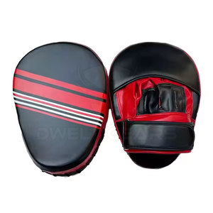 Wholesale DWELT GEARS 2025 New Style Professional PU Leather 8oz Martial Arts Kickboxing Training Gloves Non-Slip Custom Logo - Product Image 1