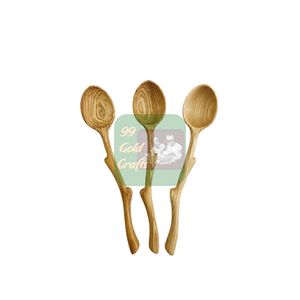 CUCHARA DE MADERA DE TECA ARTESANAL DE VIETNAM CUCHARA ANTIADHERENTE DE MANGO LARGO HERRAMIENTA DE COCINA ECOLÓGICA PARA COMPRADORES AL POR MAYOR - Product Image 5