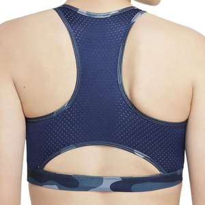 Soutien-gorge de sport à maintien élevé pour femmes en Spandex/Nylon grande taille avec logo avant dos en maille respirante séchage rapide pour le yoga - Product Image 3