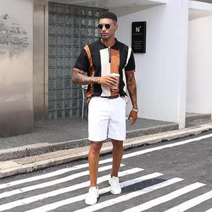 เสื้อเชิ้ตแขนสั้นผู้ชาย น้ำหนักเบา แฟชั่น ทันสมัย สไตล์ลำลอง ระบายอากาศดี ซิปหน้า คอคลาสสิก ทรงเข้ารูป - Product Image 5