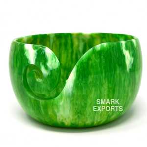 Bol à laine en résine modèle Angel, écologique, fait main, pour le crochet et le tricot, élégant, pour les tricoteuses - Product Image 4