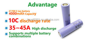 Batterie au lithium d'origine 21700 <span class=keywords><strong>40T</strong></span> INR21700 <span class=keywords><strong>40T</strong></span> 3.7V 4000mAh 45A batterie de décharge pour <span class=keywords><strong>SAMSUNG</strong></span> <span class=keywords><strong>40T</strong></span> - Product Image 5