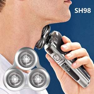 Cabezal de Repuesto Completo para Afeitadora Eléctrica Serie Doble Precisión, Cuchillas Dobles, IPX7 Lavable, Hebilla Metálica Plateada - Product Image 6