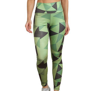 Leggings de yoga pour femmes de haute qualité à faible MOQ, motif uni, séchage rapide, respirants, taille élastique, longueur intégrale, légers, pour le fitness - Product Image 1