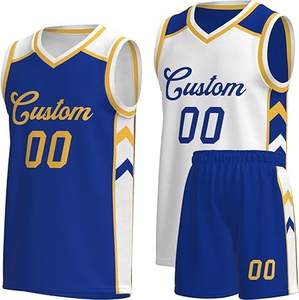 Ensemble d'uniformes de basket-ball personnalisés avec logo de l'équipe et support du nom idéal pour les entraînements et les jours de match - Product Image 4