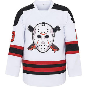 Vêtements de sport personnalisés unisexe, service OEM, maillot d'entraînement de hockey sur glace pour adultes, maillot de hockey sur glace en équipe avec conception par sublimation - Product Image 4