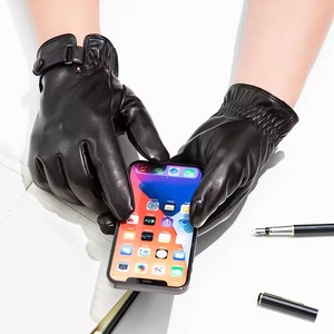 ถุงมือขับรถหนังสำหรับทุกเพศถุงมือขับรถทำจากหนังบริการ OEM/ODM - Product Image 3