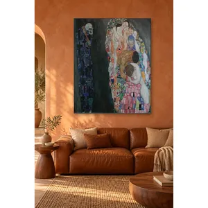 Impresión en Lienzo de Fida Klimt: Muerte y Vida - Product Image 3