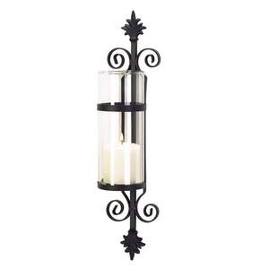 Iron Candle <b>Sconces</b> <b>Wall</b> Mounted Indoor Sacred Space Home <b>Lighting</b> Calm Traditional Spiritual Mood - Product Image 1
