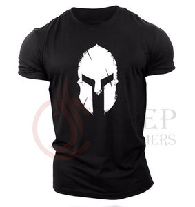 Camisetas de entrenamiento transpirables para hombre, ropa deportiva para correr, de alta calidad, Color dorado y azul marino, cuello redondo, hechas a medida - Product Image 3