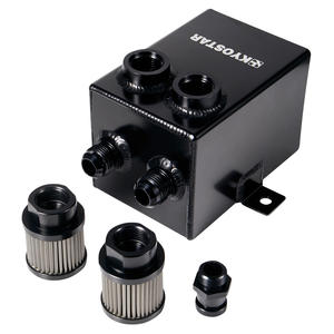 Universele 12an Vrouwelijke Poort 12an Filter 10an Afvoer Aluminium 2l Olie Vangst Tank Verbijsterd - Product Image 2