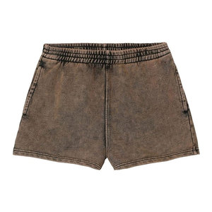 OEM Custom Design Acid Wash Women's Streetwear Shorts Breathable and Stylish with Reasonable Price - Product Image 4