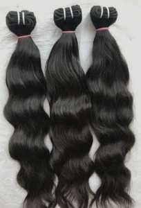 ผมเรมี่หยักศกธรรมชาติแบบไม่ผ่านกระบวนการผมบริสุทธิ์แบบคู่3มัด (14 "16" 18 ")-ผมมนุษย์ดิบ - Product Image 6