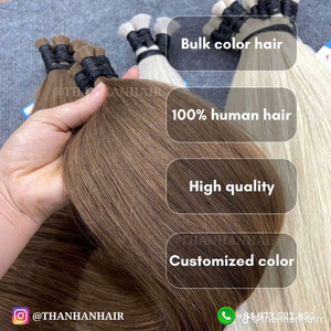 2024 moda caliente 100% Vietnam extensiones de cabello humano hueso recto a granel onda Natural suelta onda profunda estilos listo enviar muchos colores - Product Image 2