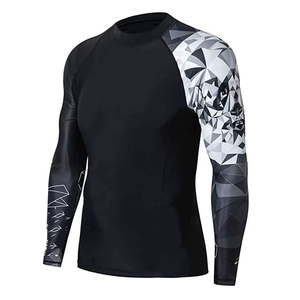 Wholesale Customised Rashguard <b>Long</b> or <b>long</b> <b>Sleeve</b> <b>Compression</b> <b>Shirt</b> for Jiu Jitsu Martial Arts Wear - Product Image 1
