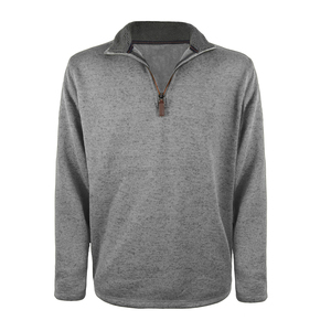 Suéteres de lana transpirable, suéteres de lana con cremallera de cuarto, suéteres de lana de invierno personalizados más vendidos para hombres - Product Image 2