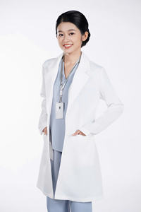 Poches fonctionnelles d'uniforme d'hôpital de docteur médical de blouse de laboratoire blanche tissée légère - Product Image 4