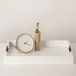 Marvelous Durable Epoxy Resin with Brass Leaf Handle <b>Tray</b> Hot Selling Metal Handicraft <b>for</b> <b>Decorative</b> Food Serving New Design - Product Image 4