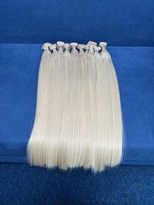 Rubio y negro para extensiones de cabello humano Natural de tono Ombre Virgen cruda Remy 100% Cabello Virgen Remy 100% Extensión de cabello humano - Product Image 3