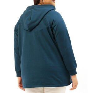 Sweat-shirts à capuche en molleton pour femmes, taille plus, 100% coton biologique, sweat-shirts à capuche pour femmes, sweat-shirts à capuche, pull-over pour femmes, logo personnalisé - Product Image 2