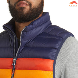 Veste matelassée sans manches pour hommes, vêtement d'hiver, gilet rembourré, design personnalisé, gilet en duvet ultra léger - Product Image 5
