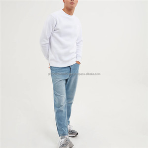 2024 direct usine haute qualité hommes sweat respirant col rond doux ample XL Logo personnalisé imprimé OEM polaire hiver chaud - Product Image 2