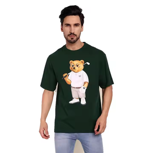 Camiseta de Manga Corta para Hombre, Corte Holgado, 100% Algodón, Transpirable, de Secado Rápido, Ecológica, Anti-Pilling, para Deporte y Running, Personalizable al por Mayor - Product Image 2