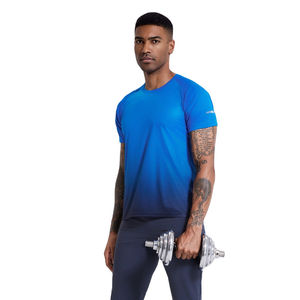 Camiseta personalizada para gimnasio, camiseta de entrenamiento de gran tamaño, camiseta de entrenamiento físico para hombre, camiseta de manga corta de poliéster de secado rápido - Product Image 2